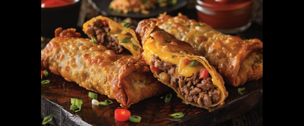 cheesesteak egg rolls