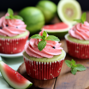 watermelon cupcakes 