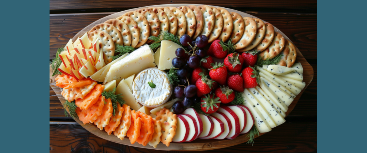 cheese and cracker tray